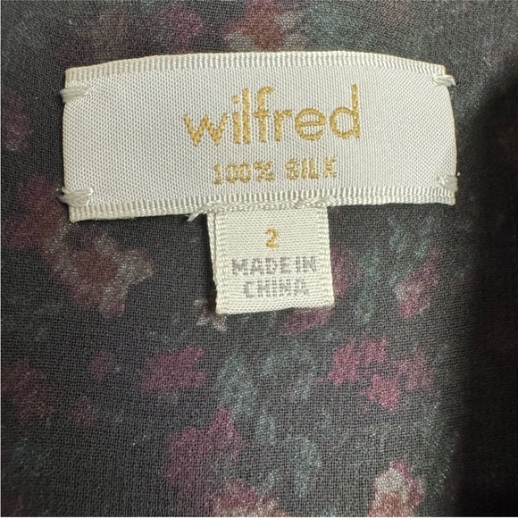 Aritzia Purple Floral Skater Skirt - Picture 4 of 6